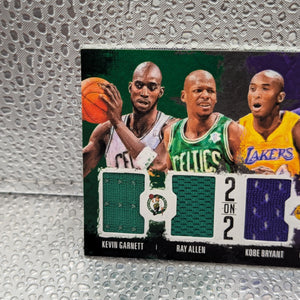 2014-15 Court Kings 2 on Quad Memorabilia /99 Bryant Gasol Allen Garnett FRENLY BRICKS - Open 7 Days