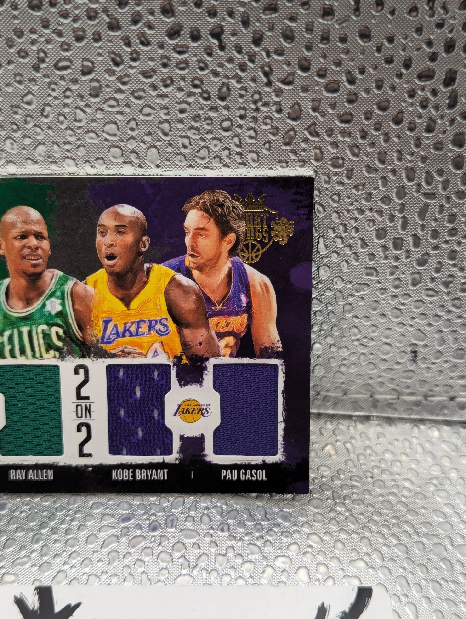 2014-15 Court Kings 2 on Quad Memorabilia /99 Bryant Gasol Allen Garnett FRENLY BRICKS - Open 7 Days