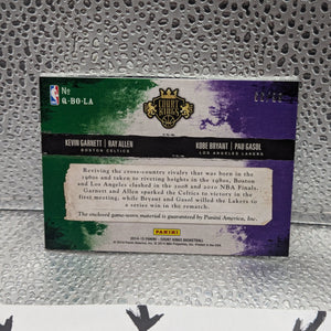 2014-15 Court Kings 2 on Quad Memorabilia /99 Bryant Gasol Allen Garnett FRENLY BRICKS - Open 7 Days