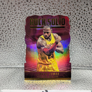 2016-17 Panini Studio Rock Solid Die-Cut #6 LeBron James SSP Case Hit FRENLY BRICKS - Open 7 Days