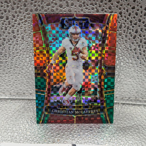 Panini 2023 Christian McCaffrey Checkerboard /25 Draft FRENLY BRICKS - Open 7 Days