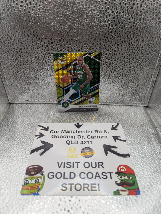 2020-21 Panini Mosaic Gold Khris Middleton /8 Basketball Card FRENLY BRICKS - Open 7 Days