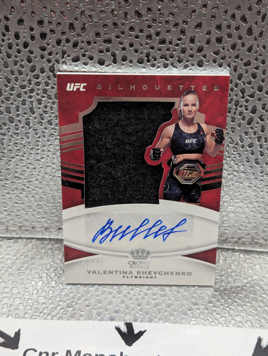 2021 Panini Chronicles Crown Royale Valetina Shevchenko Auto Patch/49 Ufc Card FRENLY BRICKS - Open 7 Days