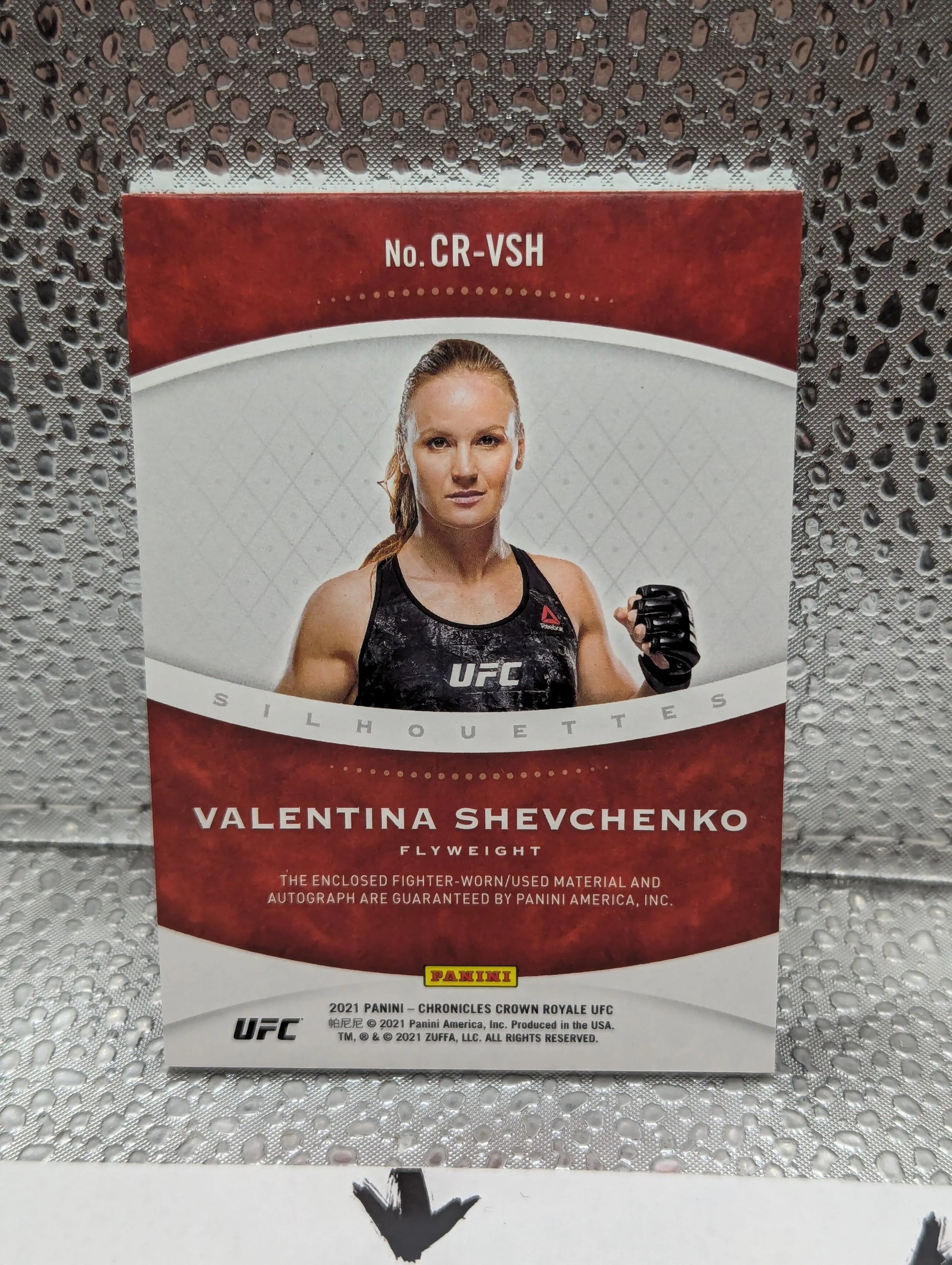 2021 Panini Chronicles Crown Royale Valetina Shevchenko Auto Patch/49 Ufc Card FRENLY BRICKS - Open 7 Days