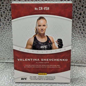 2021 Panini Chronicles Crown Royale Valetina Shevchenko Auto Patch/49 Ufc Card FRENLY BRICKS - Open 7 Days