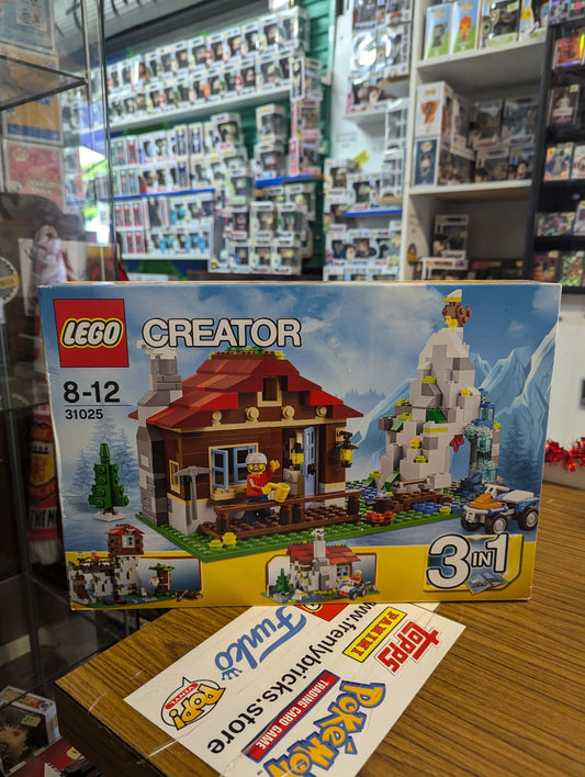 LEGO Creator 31025 Mountain Hut 3 in 1. New In Box. Retired 2014 Set. FRENLY BRICKS - Open 7 Days