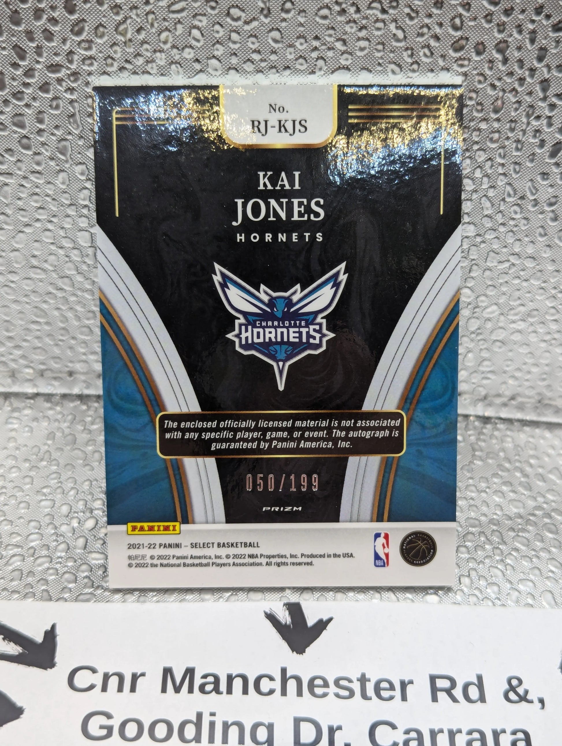 2021 Panini Select Basketball Kai Jones RPA Silver Prizm Jersey Auto /199 SSP FRENLY BRICKS - Open 7 Days