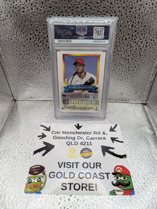 2021 Finest Flashbacks Refractor [Print Run: Ltd 50] Shohei Ohtani #9 (POP 7) FRENLY BRICKS - Open 7 Days