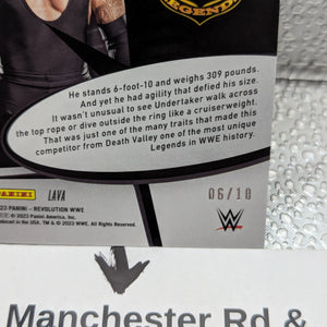 2023Panini Revolution WWE Lava Undertaker /10 FRENLY BRICKS - Open 7 Days