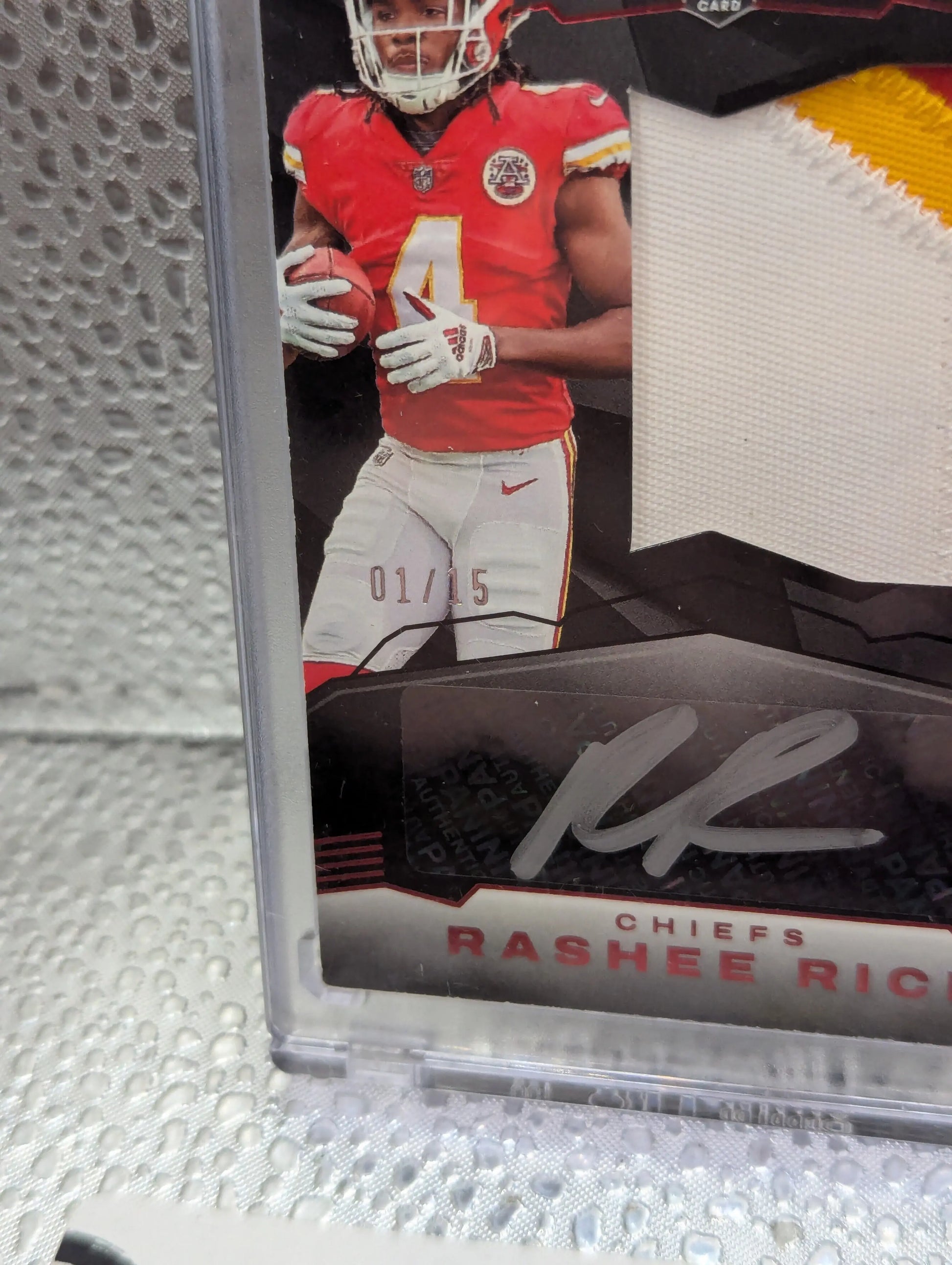 2023 Panini Rashee Rice Rc Rookie /15 On Card Auto Patch Gridiron Card Nfl FRENLY BRICKS - Open 7 Days