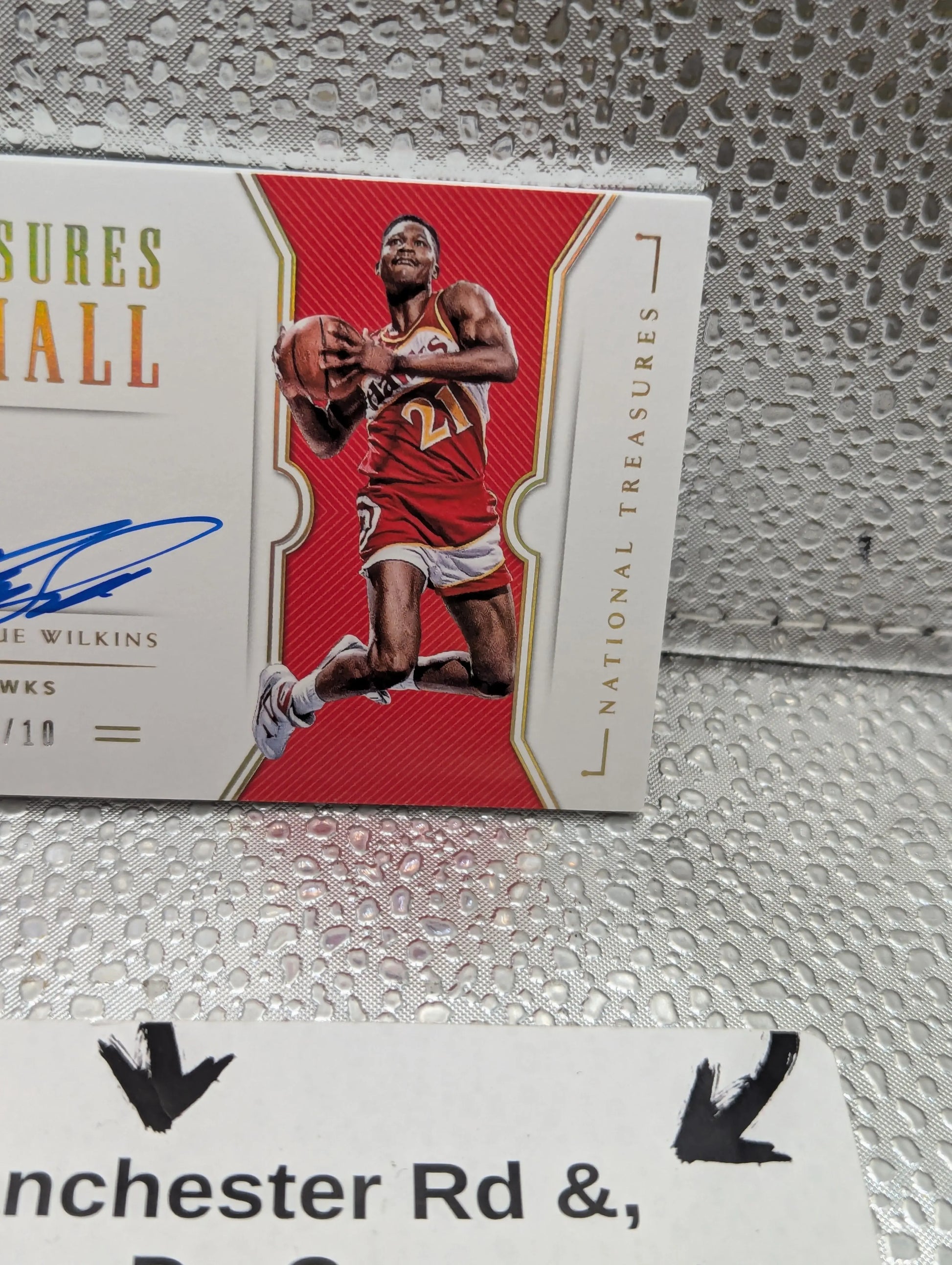 2021-22 Panini National Treasures Dominique Wilkins Gold NBA Greats Auto /10 FRENLY BRICKS - Open 7 Days