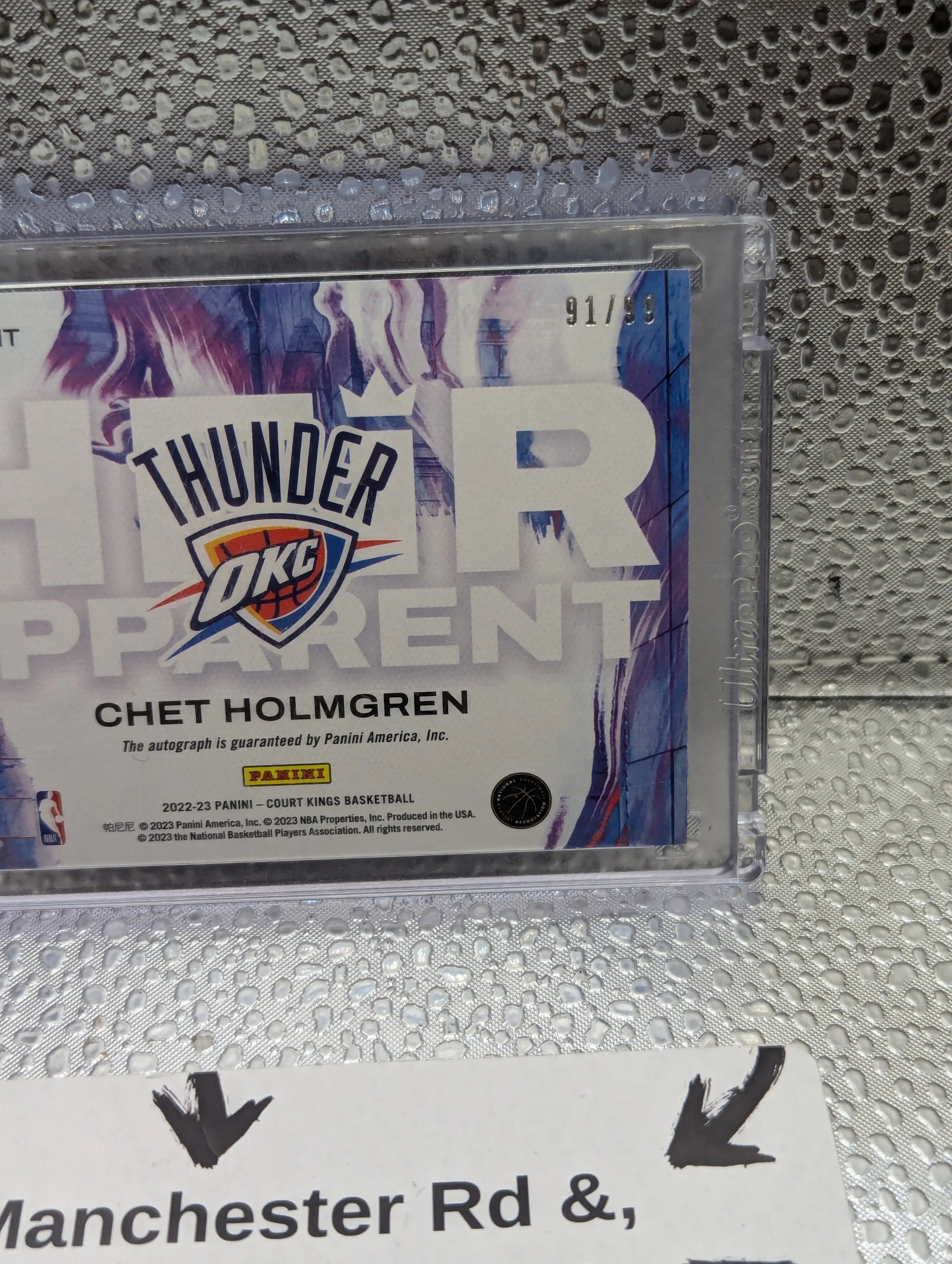 2022-23 Chet Holmgren Heir Apparent Ruby Rookie Auto /99 FRENLY BRICKS - Open 7 Days