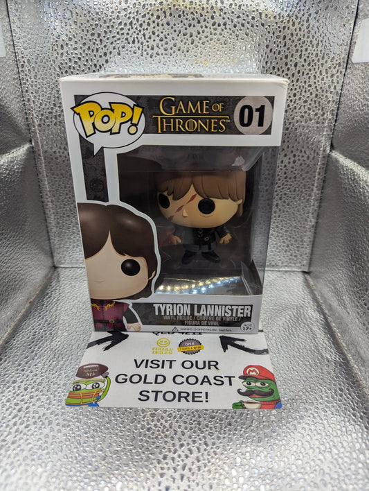 Tyrion Lannister Scar Pop 01 - Game of Thrones Funko Pop! - 2013 RARE Vaulted FRENLY BRICKS - Open 7 Days