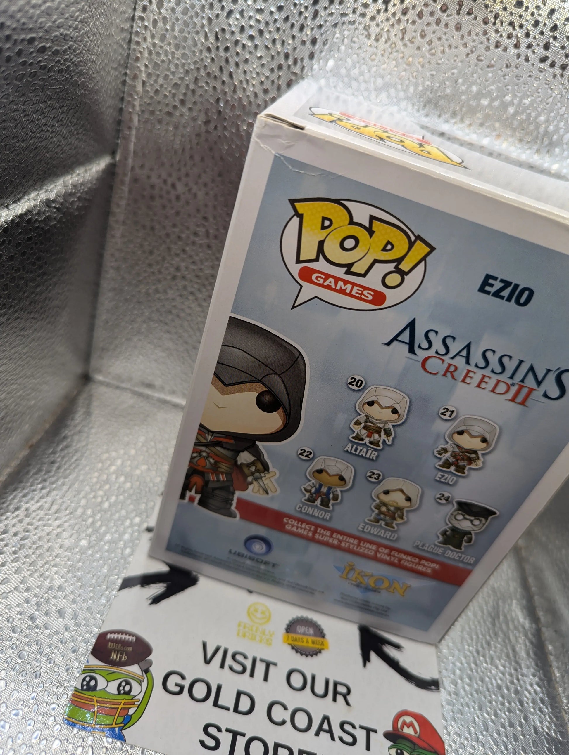 RARE FUNKO POP ASSASSIN'S CREED EZIO #21 BLACK HOODED VAULTED RETIRED FIGURE FRENLY BRICKS - Open 7 Days