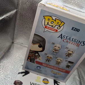 RARE FUNKO POP ASSASSIN'S CREED EZIO #21 BLACK HOODED VAULTED RETIRED FIGURE FRENLY BRICKS - Open 7 Days