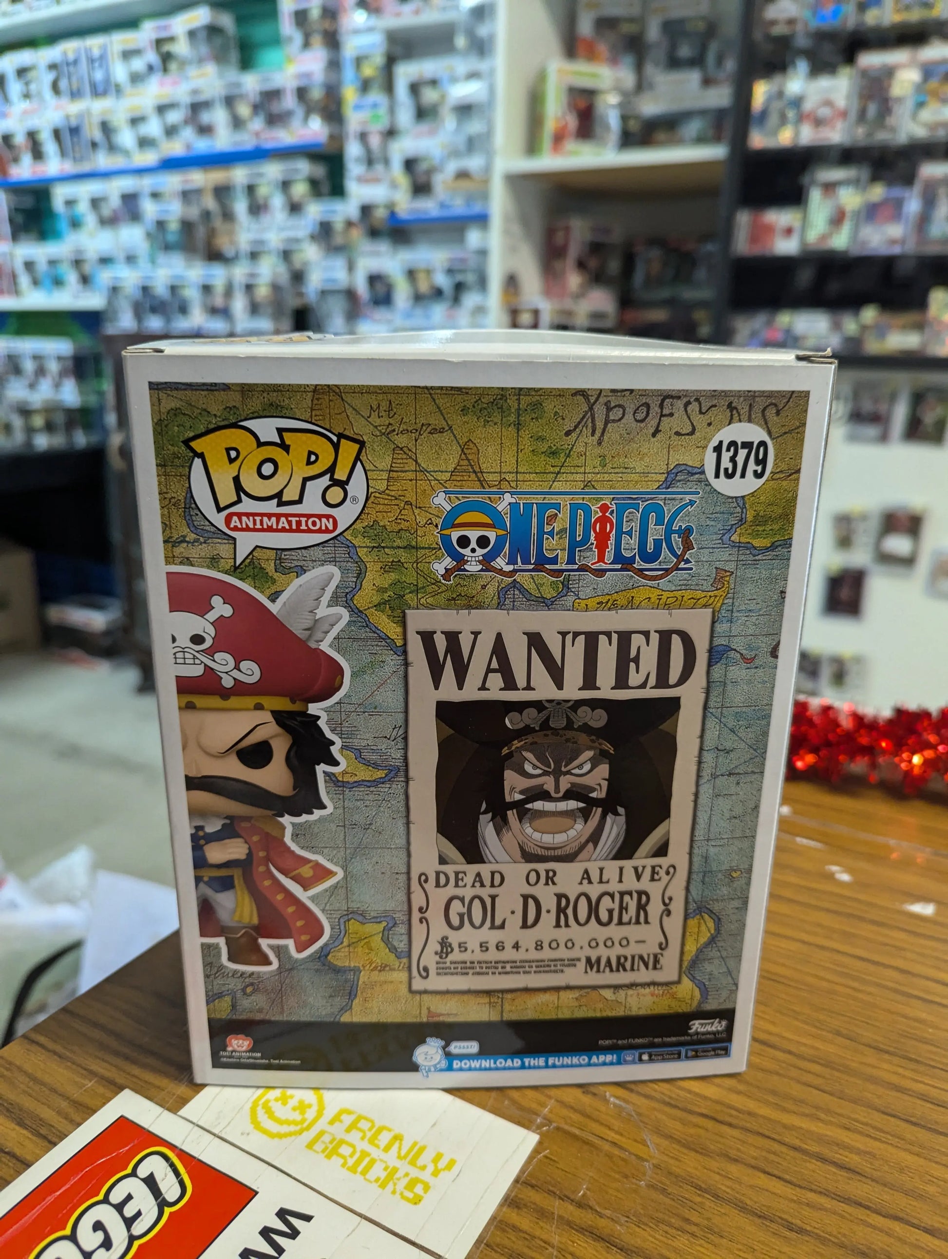 Gol D. Roger Funko Pop! Vinyl Figure Wanted Poster #1379 SDCC 2023 One Piece FRENLY BRICKS - Open 7 Days