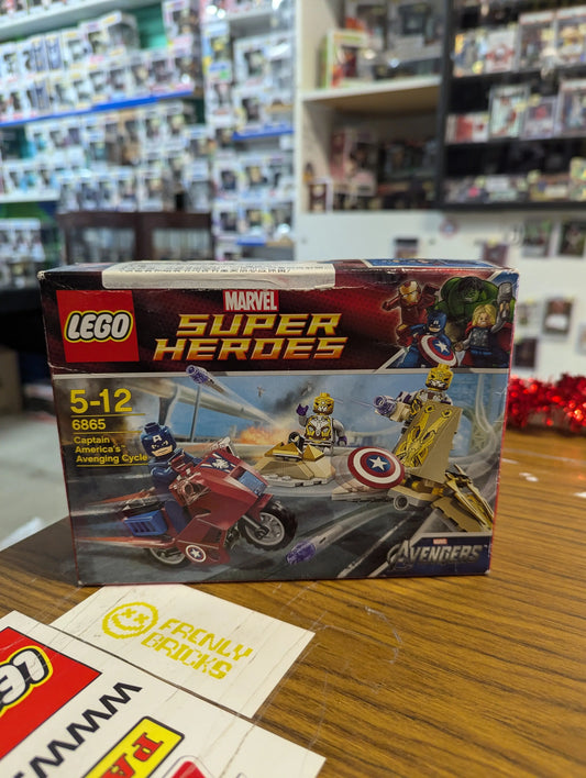 LEGO 6865 Marvel Super Heroes  Captain Americas Avenging Cycle FRENLY BRICKS - Open 7 Days