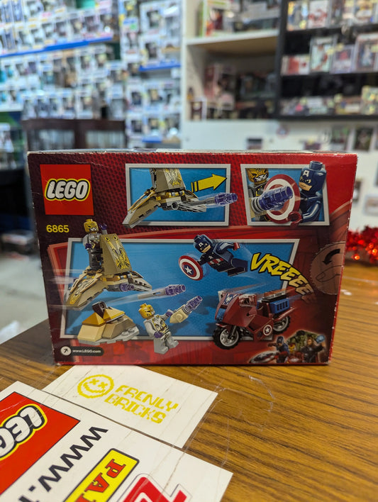 LEGO 6865 Marvel Super Heroes  Captain Americas Avenging Cycle FRENLY BRICKS - Open 7 Days