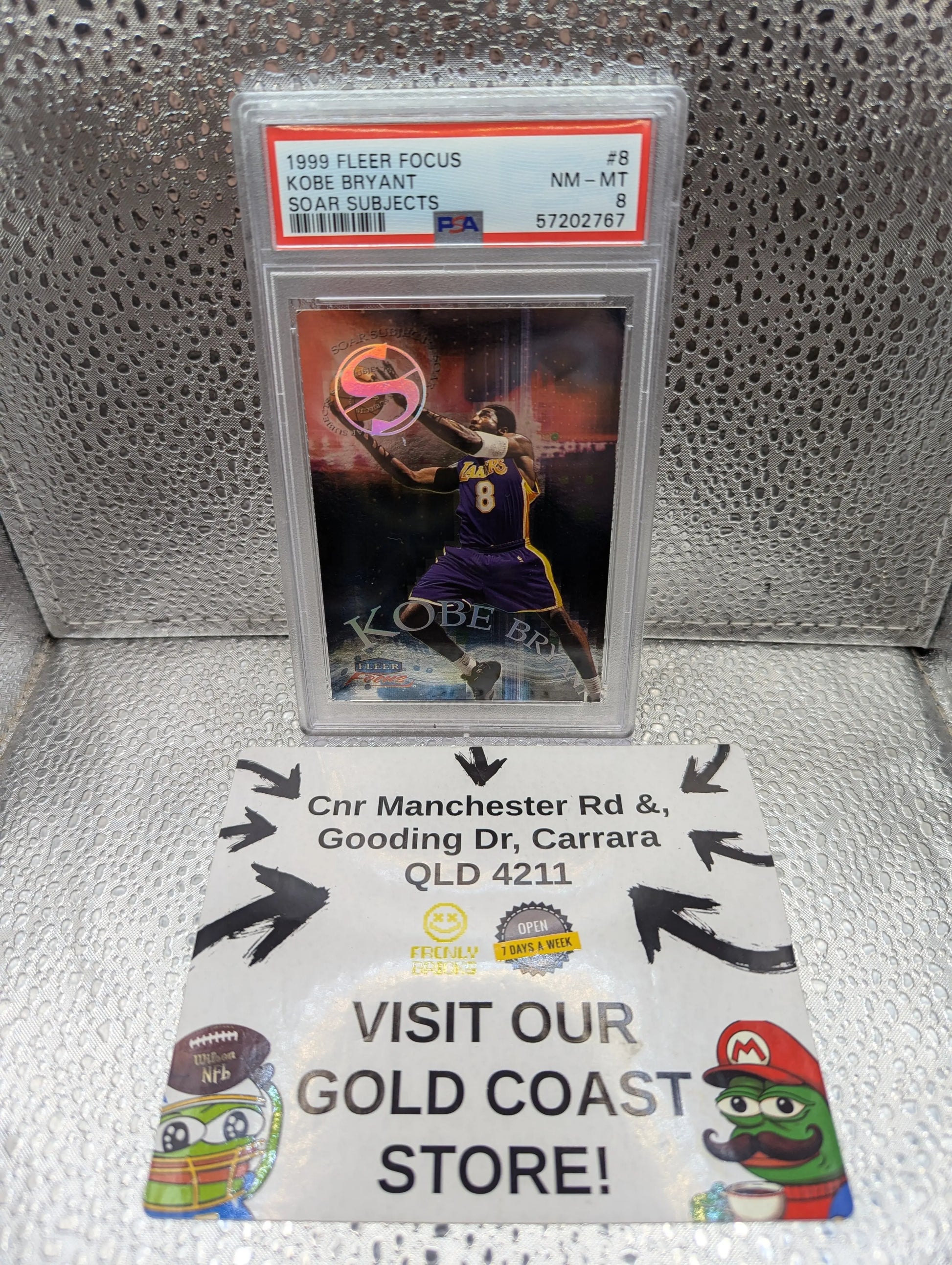 1999 PSA 8 Kobe Bryant Fleer Focus 1999 FRENLY BRICKS - Open 7 Days