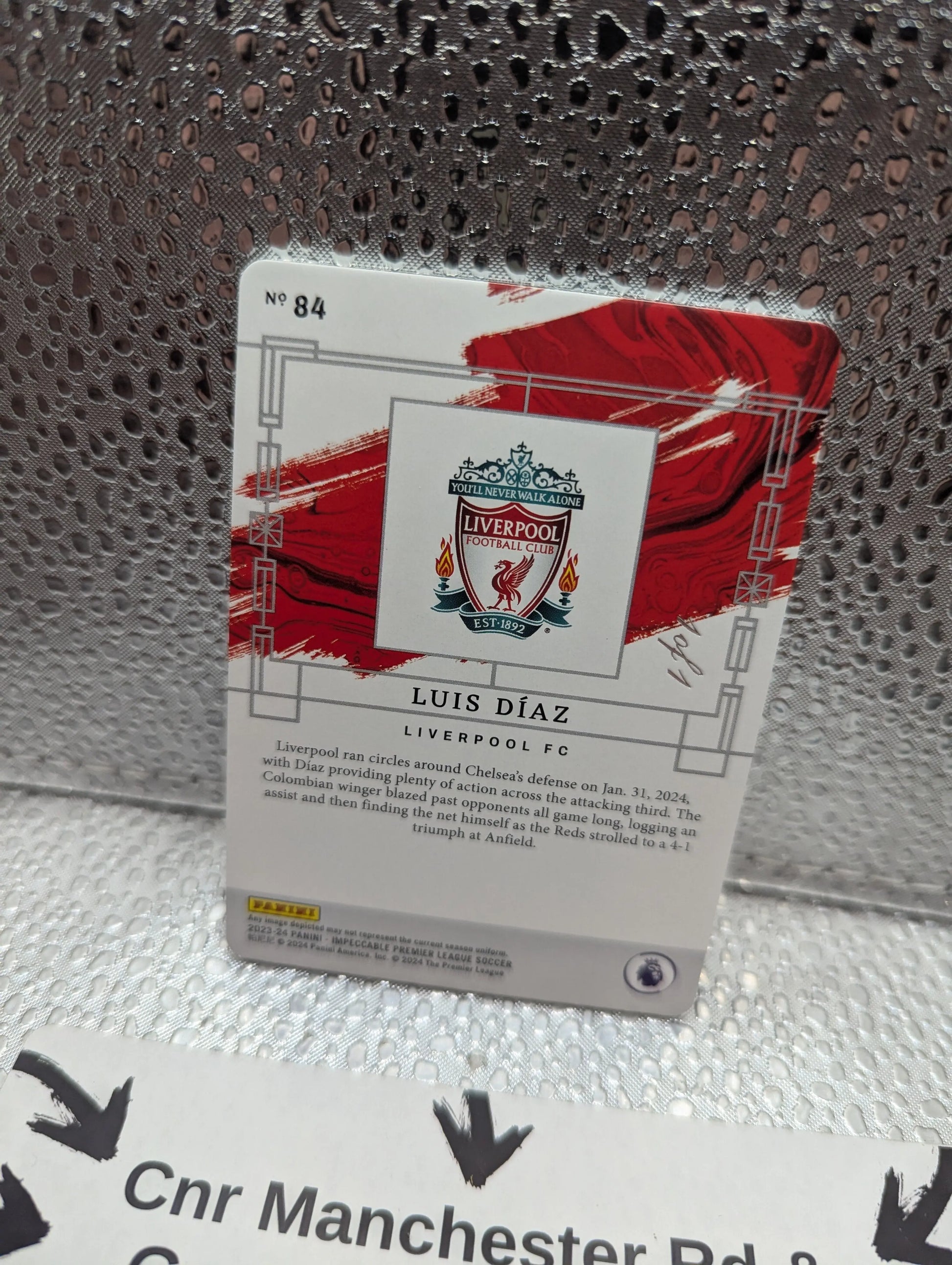 2023-24 Panini Impeccable Luis Diaz Silver Plate Liverpool FC 1/1 FRENLY BRICKS - Open 7 Days