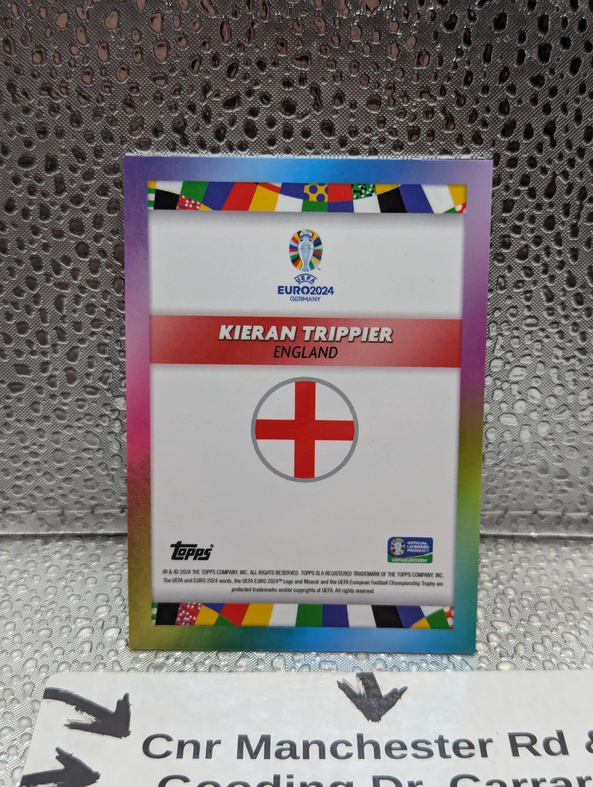 2023-24 Topps Kieran Tripper Black Autograph England 1/5 FRENLY BRICKS - Open 7 Days