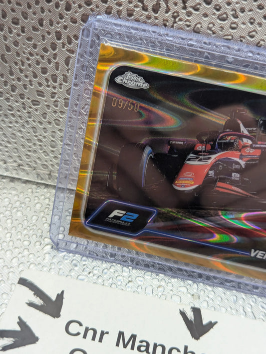 2024 Topps Chrome Formula 1 Richard Verschoor Orange Refractor #109 /50 FRENLY BRICKS - Open 7 Days