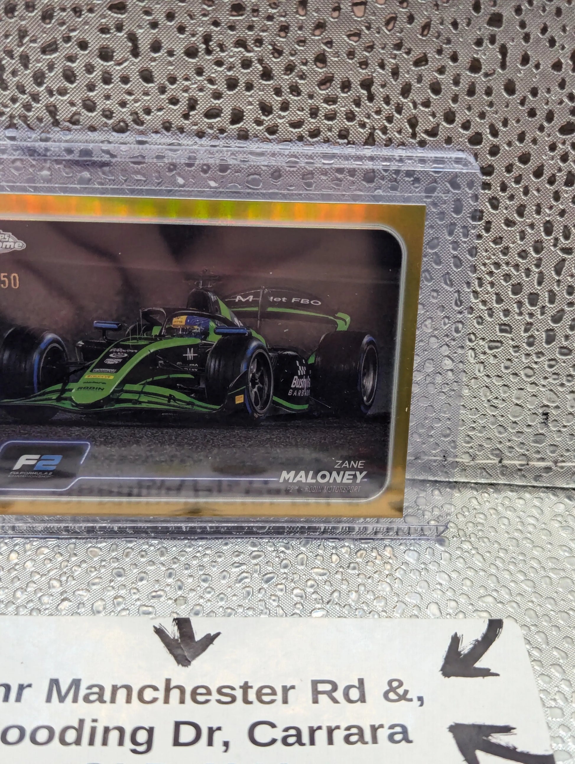 2024 Topps Chrome Formula 1 F1 Zane Maloney Gold /50 #97 FRENLY BRICKS - Open 7 Days