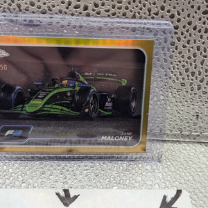 2024 Topps Chrome Formula 1 F1 Zane Maloney Gold /50 #97 FRENLY BRICKS - Open 7 Days