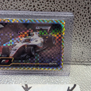 2024 Topps Chrome Formula 1 Mari Boya Gold Checker Flag /50 FRENLY BRICKS - Open 7 Days