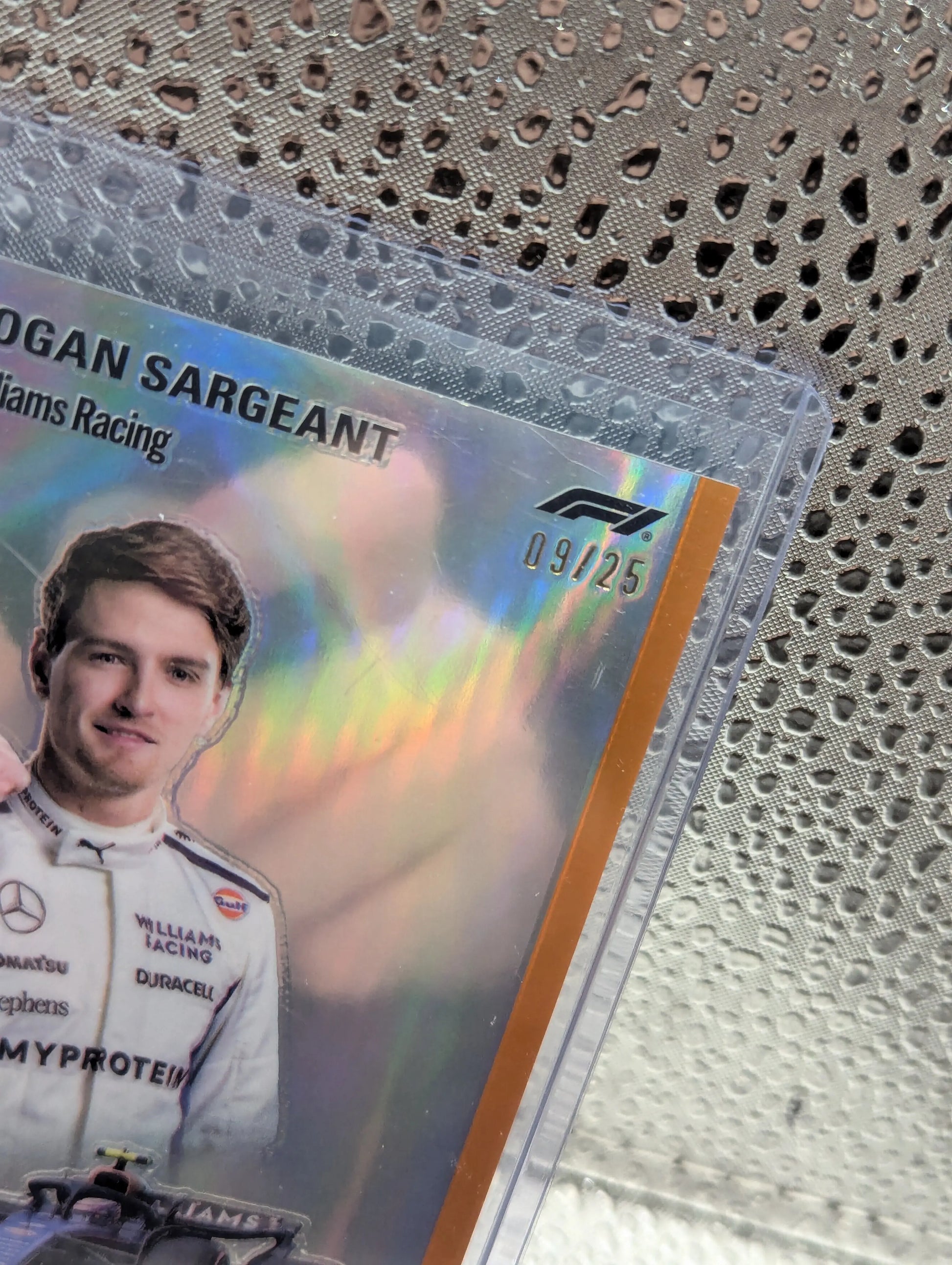 2024 Topps Chrome Formula 1 F1 1954 Orange Refractor #20 Logan Sargeant /25 FRENLY BRICKS - Open 7 Days