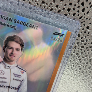 2024 Topps Chrome Formula 1 F1 1954 Orange Refractor #20 Logan Sargeant /25 FRENLY BRICKS - Open 7 Days