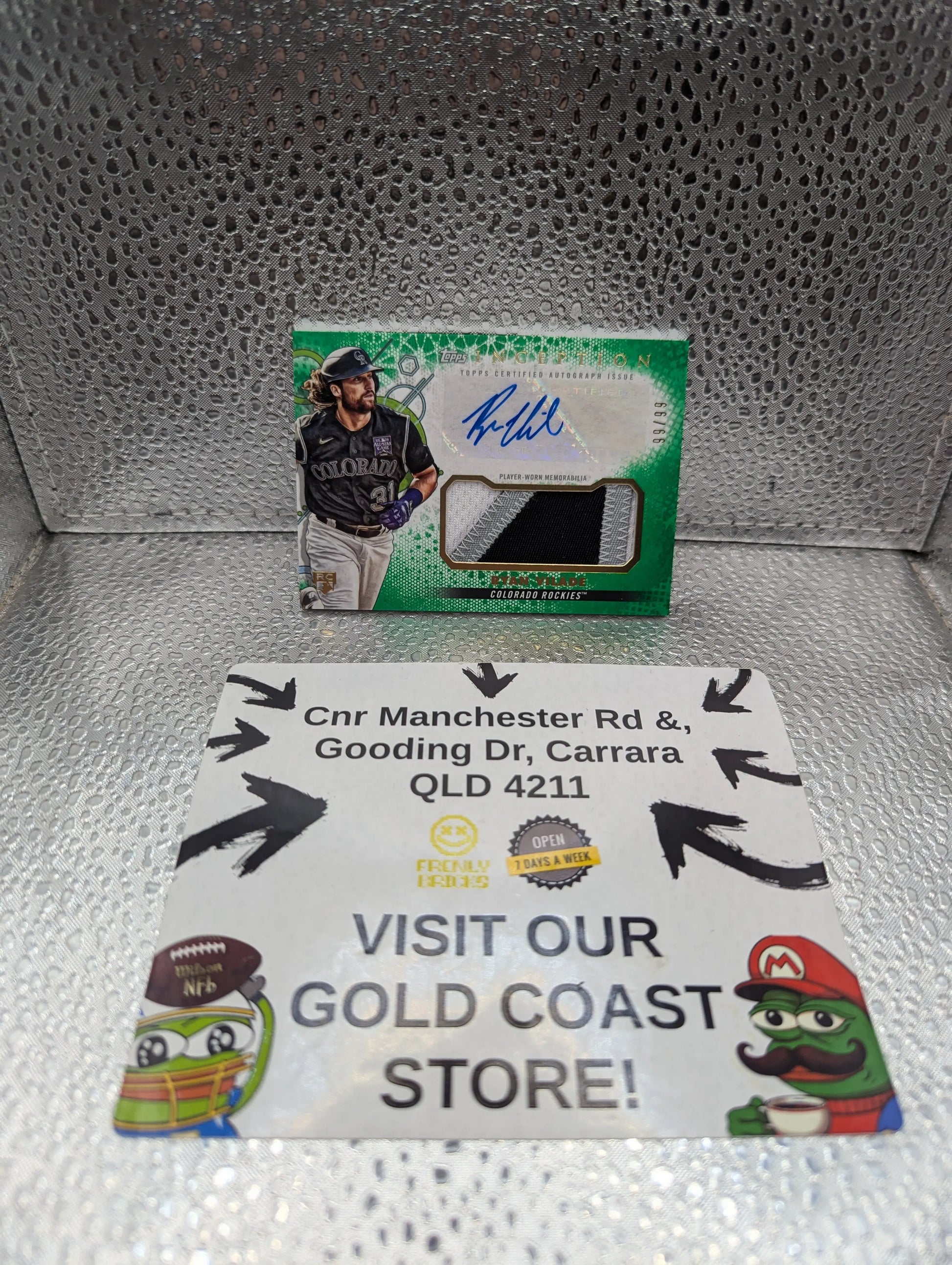 2022 Topps Inception RYAN VILADE Rookie RC Auto Patch Green /99 #IAP-RVI ROCKIES FRENLY BRICKS - Open 7 Days