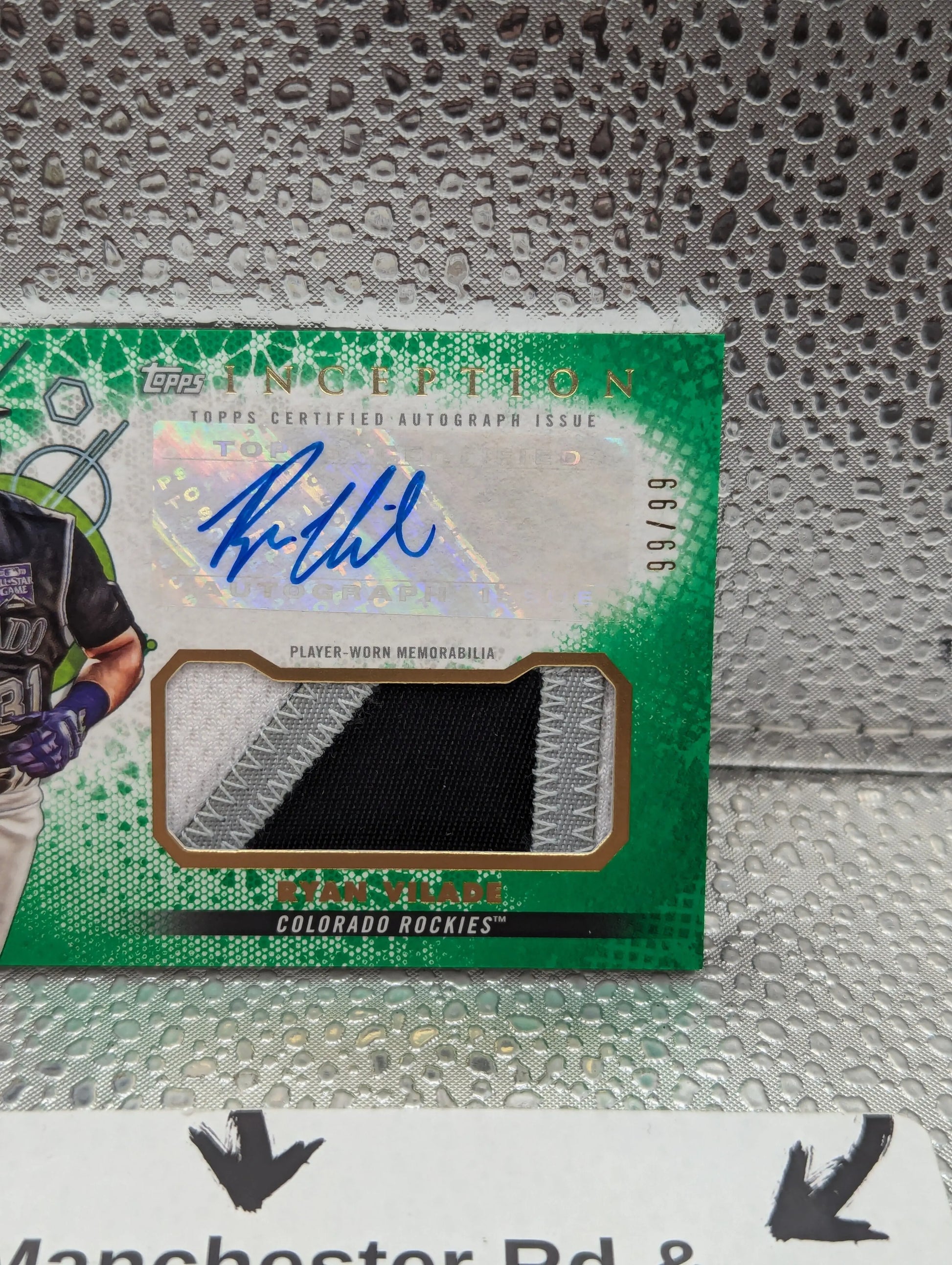 2022 Topps Inception RYAN VILADE Rookie RC Auto Patch Green /99 #IAP-RVI ROCKIES FRENLY BRICKS - Open 7 Days