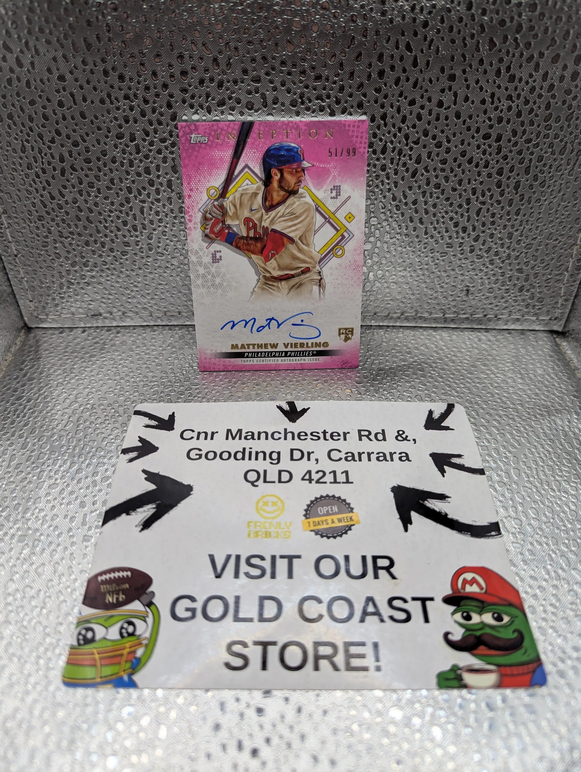 2022 Topps Inception MATTHEW VIERLING Rookies & Stars Magenta Auto /99 RC FRENLY BRICKS - Open 7 Days