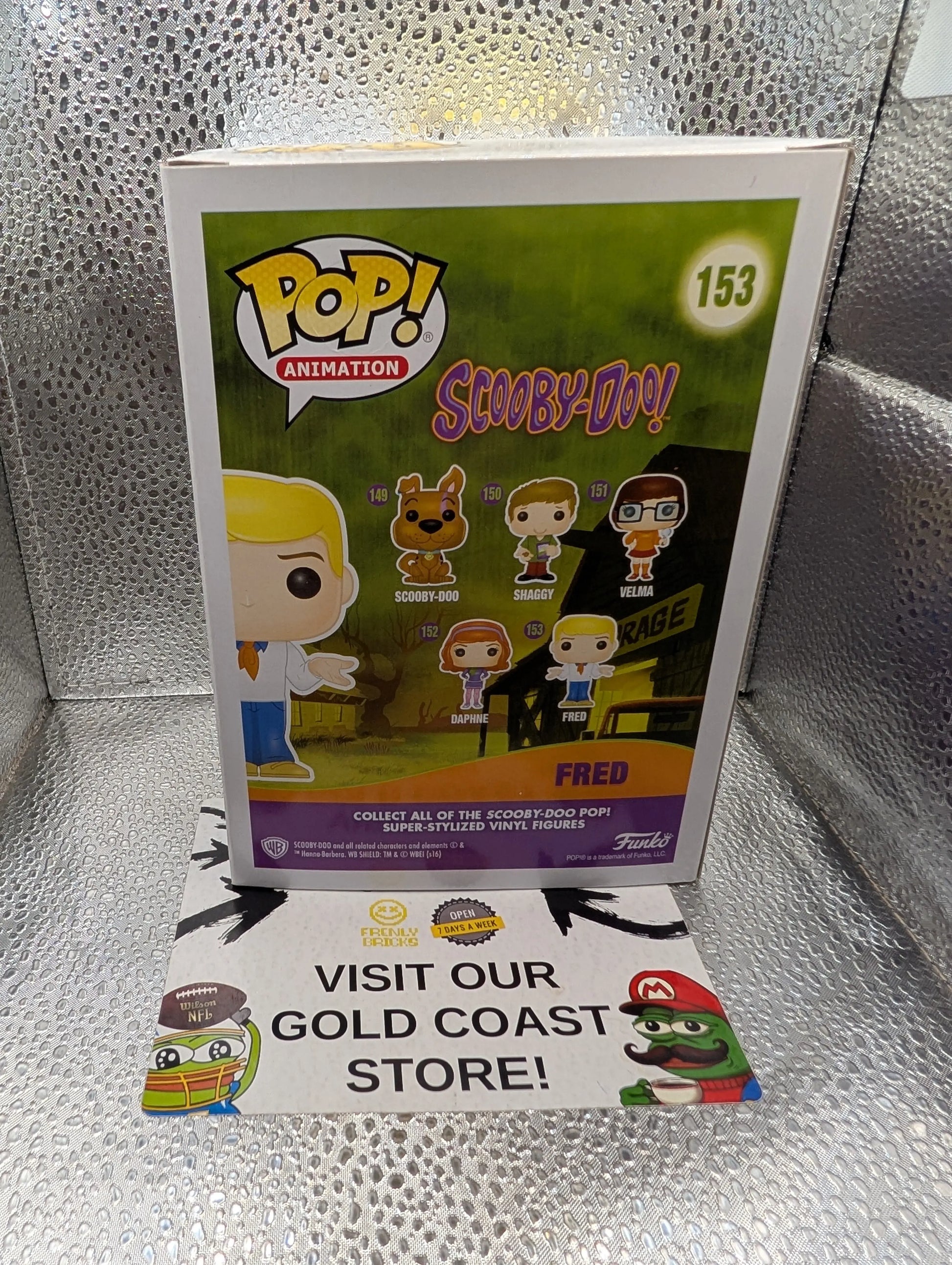 Funko Pop! Vinyl Animation - Scooby Doo - Fred Shrugging #153 FRENLY BRICKS - Open 7 Days