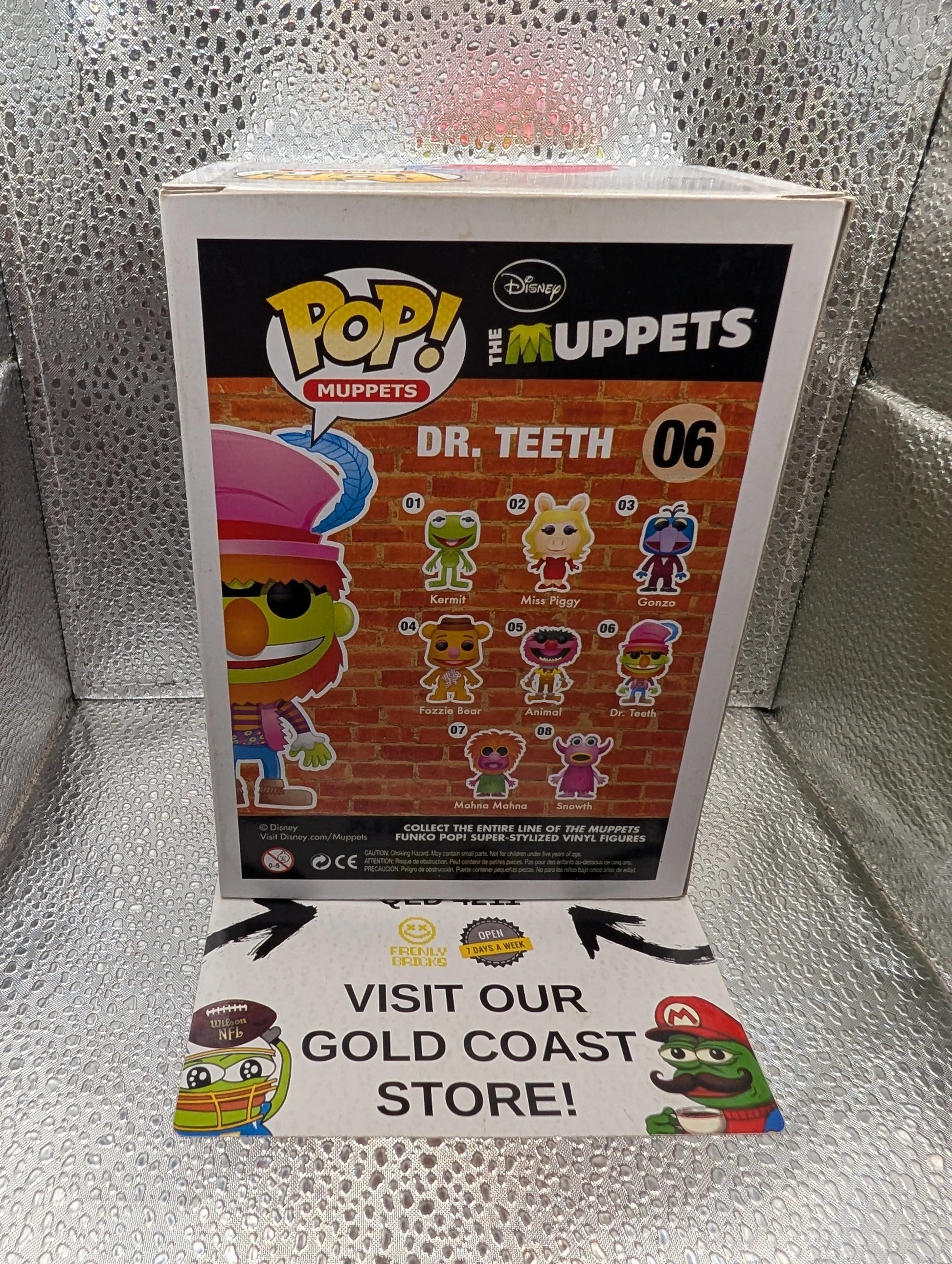 Funko Pop! The Muppets Dr. Teeth #06 Original Vaulted Disney Damaged Box Rare FRENLY BRICKS - Open 7 Days