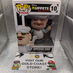 Funko Pop Vinyl - Muppets Most Wanted - Swedish Chef #10 FRENLY BRICKS - Open 7 Days