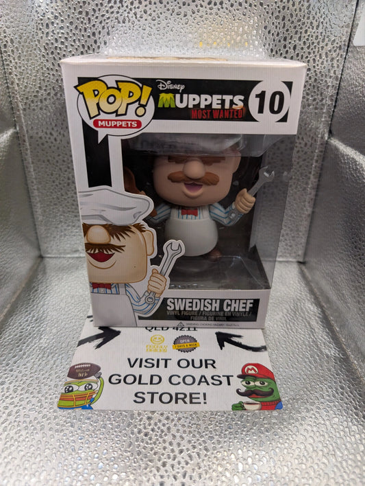 Funko Pop Vinyl - Muppets Most Wanted - Swedish Chef #10 FRENLY BRICKS - Open 7 Days