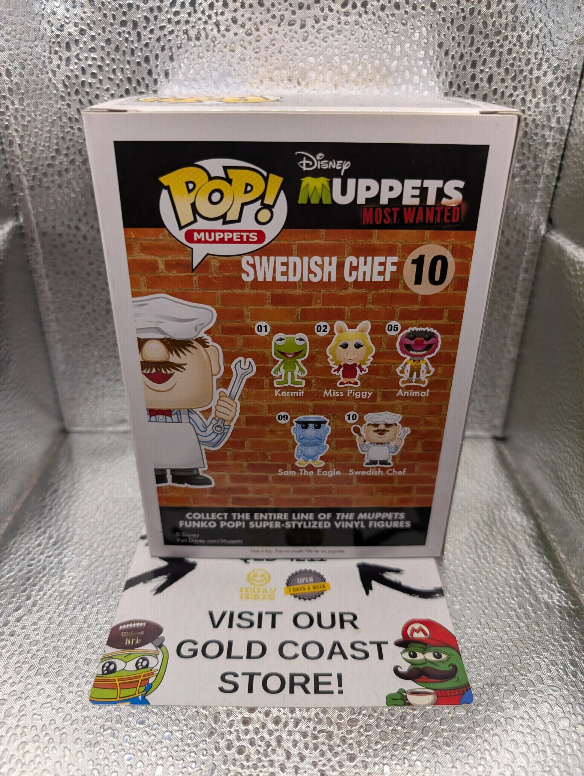 Funko Pop Vinyl - Muppets Most Wanted - Swedish Chef #10 FRENLY BRICKS - Open 7 Days