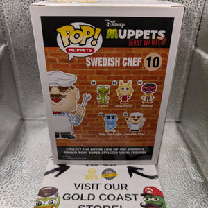 Funko Pop Vinyl - Muppets Most Wanted - Swedish Chef #10 FRENLY BRICKS - Open 7 Days