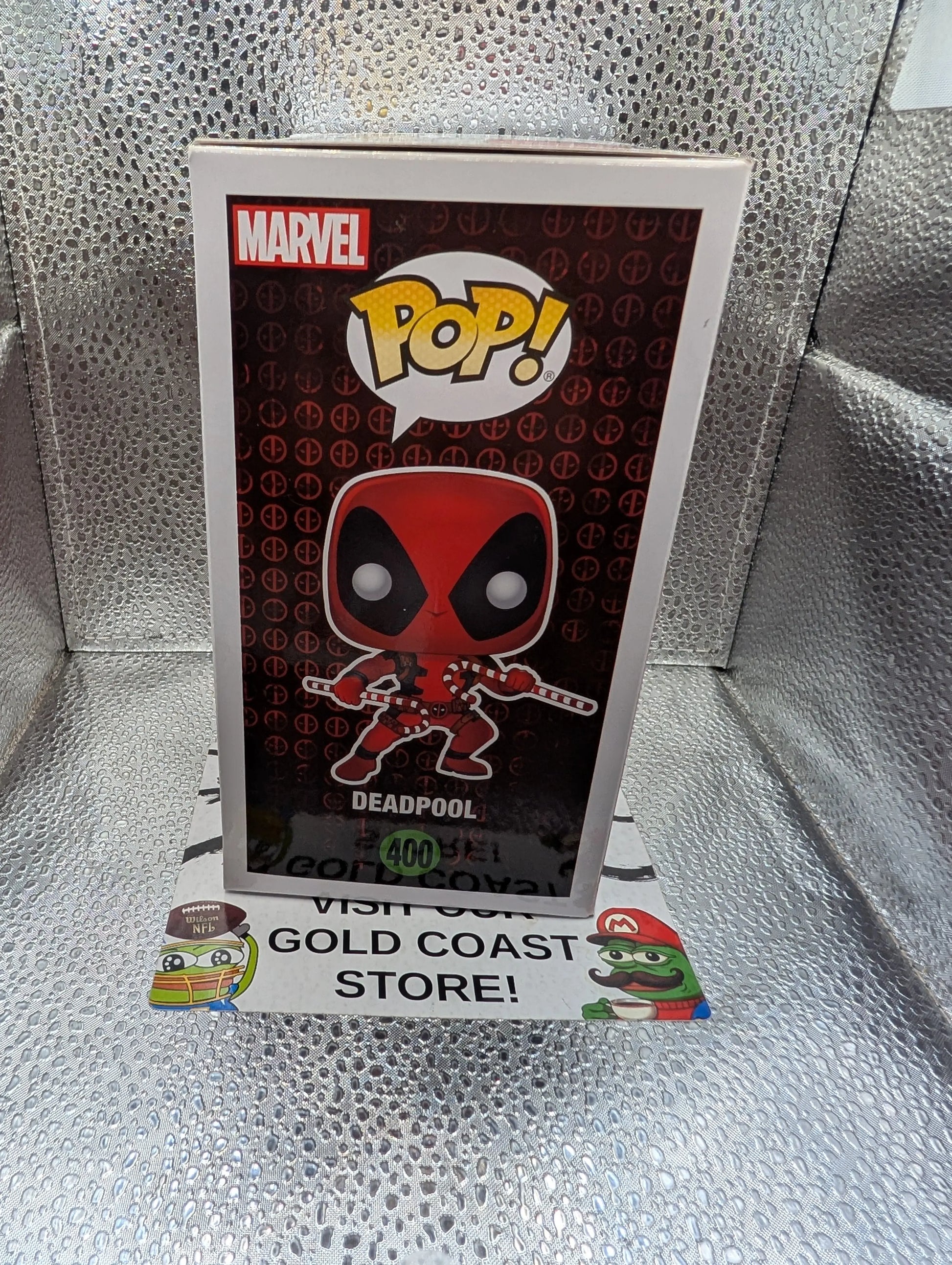 DEADPOOL Christmas Cane Funko Pop! Vinyl #400 FRENLY BRICKS - Open 7 Days