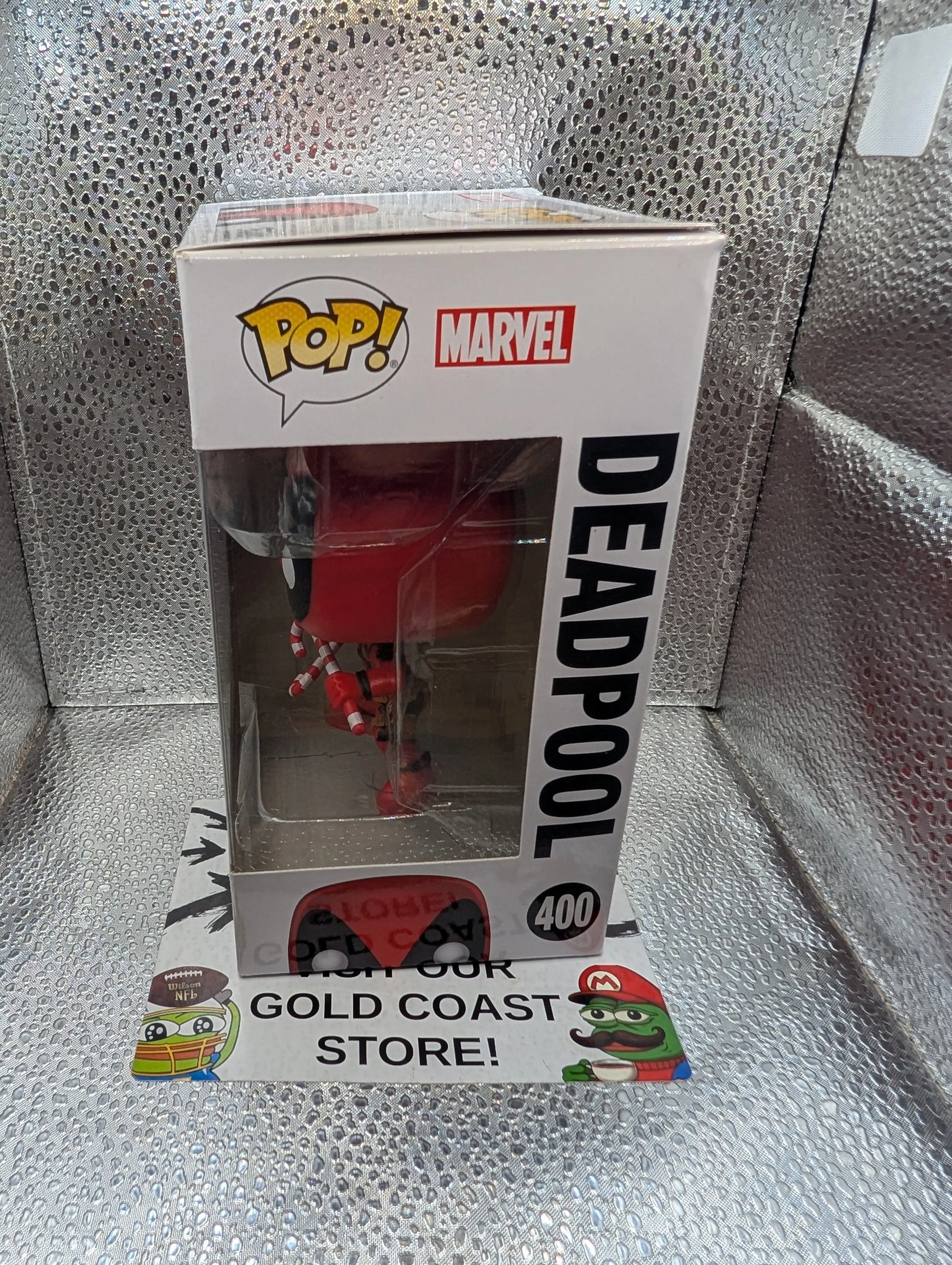 DEADPOOL Christmas Cane Funko Pop! Vinyl #400 FRENLY BRICKS - Open 7 Days