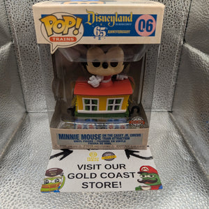 Funko Pop Trains #06 Minnie Mouse On The Casey Jr. Circus Train Disneyland 65th FRENLY BRICKS - Open 7 Days