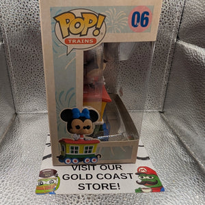 Funko Pop Trains #06 Minnie Mouse On The Casey Jr. Circus Train Disneyland 65th FRENLY BRICKS - Open 7 Days