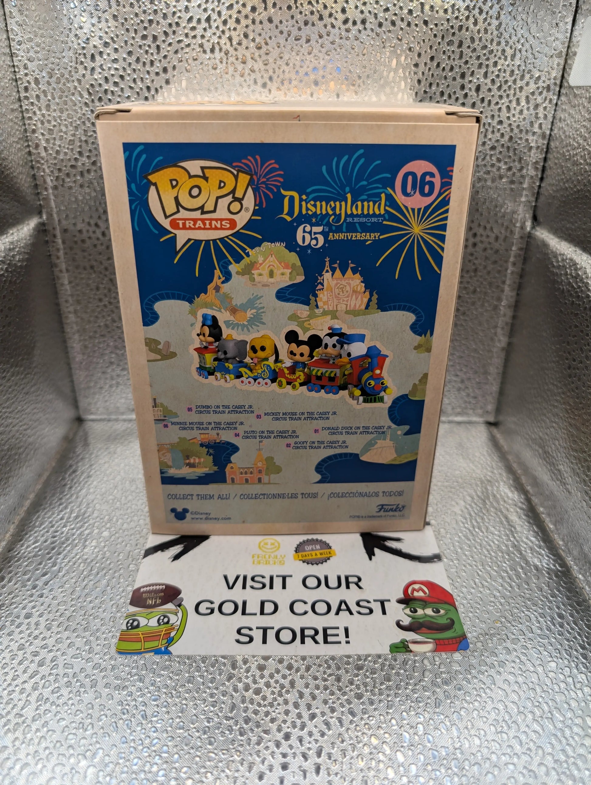 Funko Pop Trains #06 Minnie Mouse On The Casey Jr. Circus Train Disneyland 65th FRENLY BRICKS - Open 7 Days