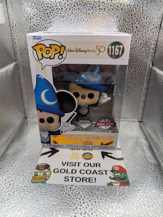 Funko POP Disney Philharmagic Mickey Mouse 1167 Diamond FRENLY BRICKS - Open 7 Days