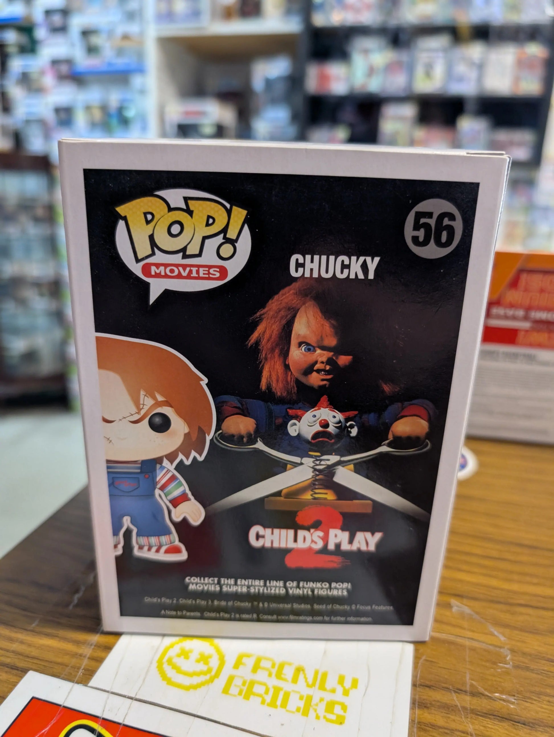 Funko POP! Child's Play 2 Chucky #56 - Vinyl Figure (Horror Movie Collectables!) FRENLY BRICKS - Open 7 Days