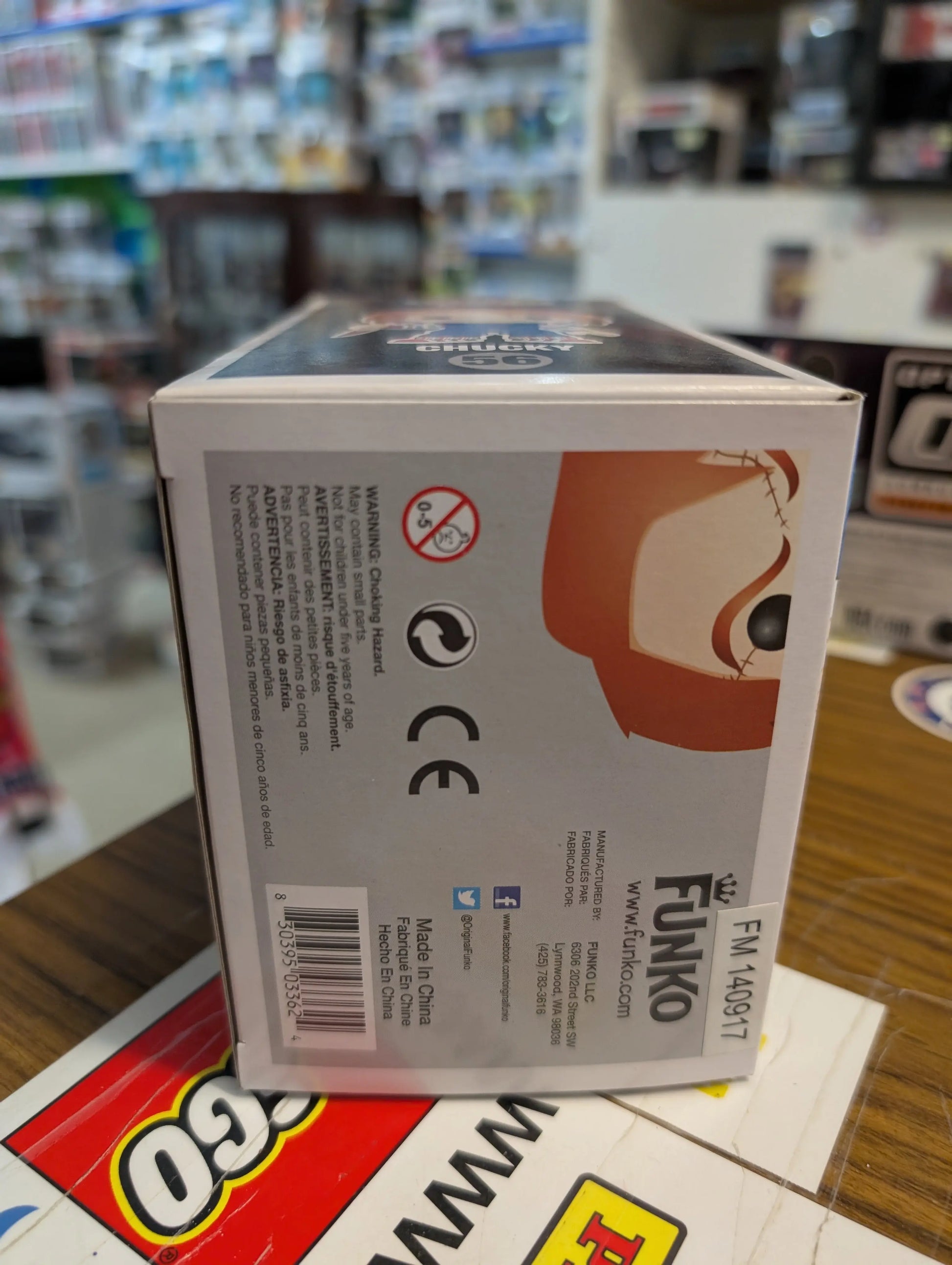 Funko POP! Child's Play 2 Chucky #56 - Vinyl Figure (Horror Movie Collectables!) FRENLY BRICKS - Open 7 Days