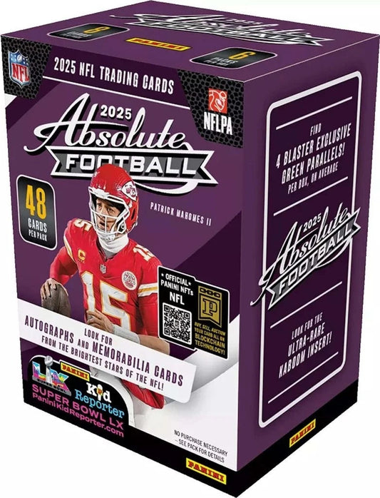 Panini NFL Absolute Football Blaster 2025 FRENLY BRICKS - Open 7 Days