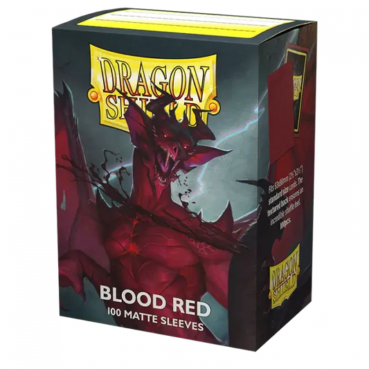 Dragon Shield: Sleeves – Matte – Blood Red FRENLY BRICKS - Open 7 Days